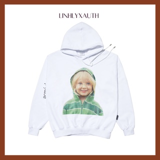(ORDER Chính Hãng) Áo có mũ Hoddie  Acmé de la vie - ADLV BABY FACE HOODIE WHITE GREEN HOODIE BOY LinhLyxAuth