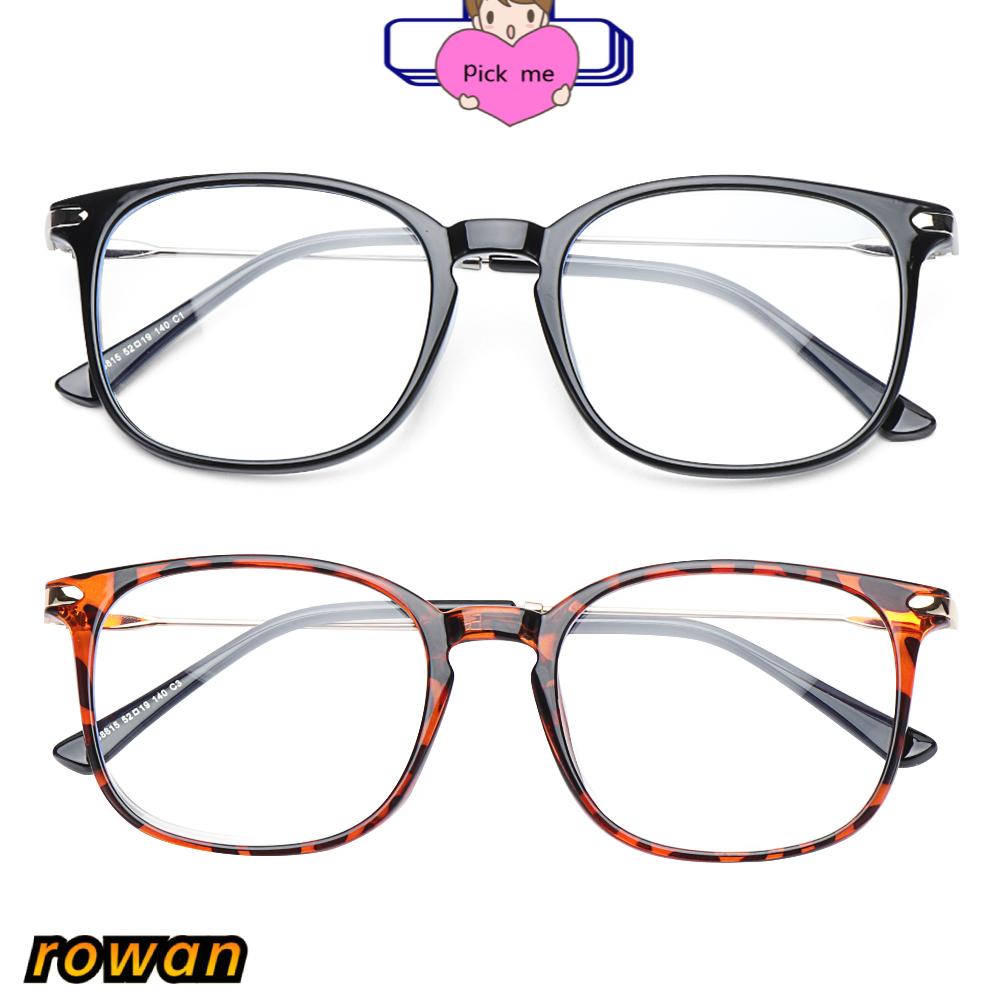 ROW Women & Men Computer Glasses Non-Prescription Blue Light Blocking Blue Light Glasses Reading Gaming Glasses Fashion Square Frame Anti...