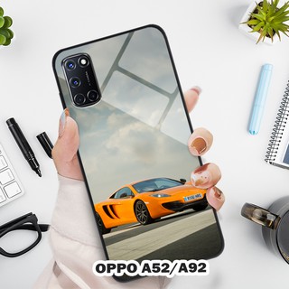 Ốp lưng kính in 3D siêu xe cho điện thoại OPPO A52/A92