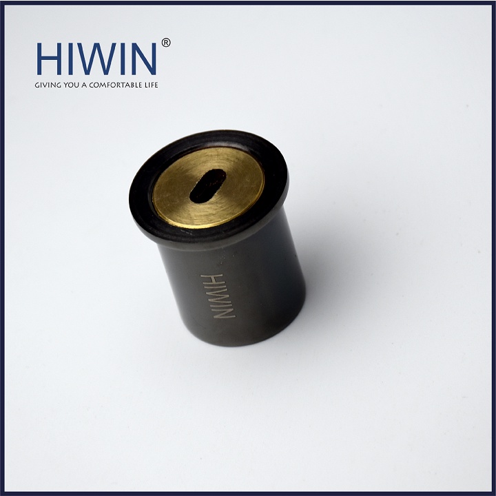 Bát tường phòng tắm kính chất liệu inox 304 mạ đen mờ phi 25 HIWIN SB-610BPT