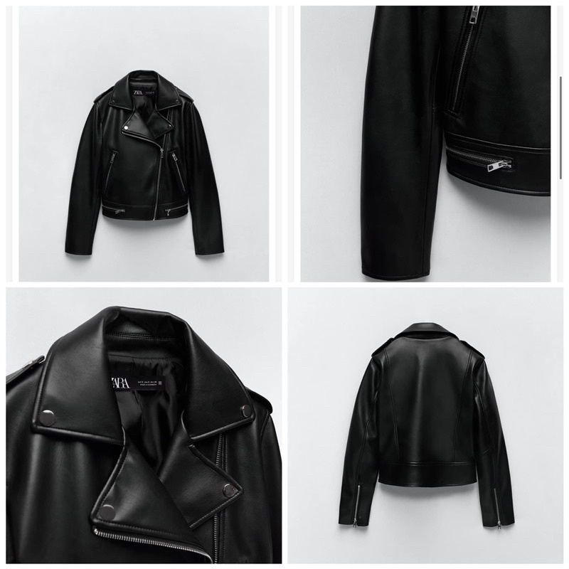 Áo khoác da zara (sẵn ship)