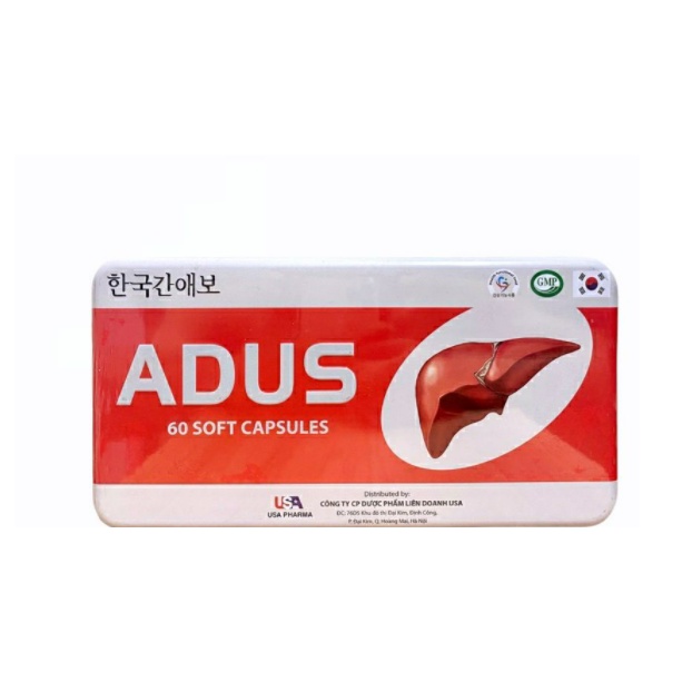 Viên uống giải độc gan ADUS - Bảo vệ gan người bị xơ gan ,men gan tăng,gan nhiễm mỡ - tăng cường chức năng gan