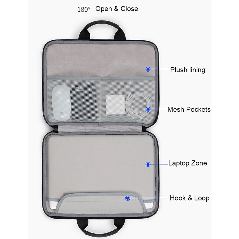 Túi Đựng Laptop Chống Sốc Chống Thấm Nước Kích Thước Lớn 11/13/14/15/16/17 inch