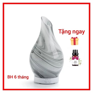 Máy phun sương, khuếch tán tinh dầu Thủy tinh cao cấp, đèn led 7 màu 428