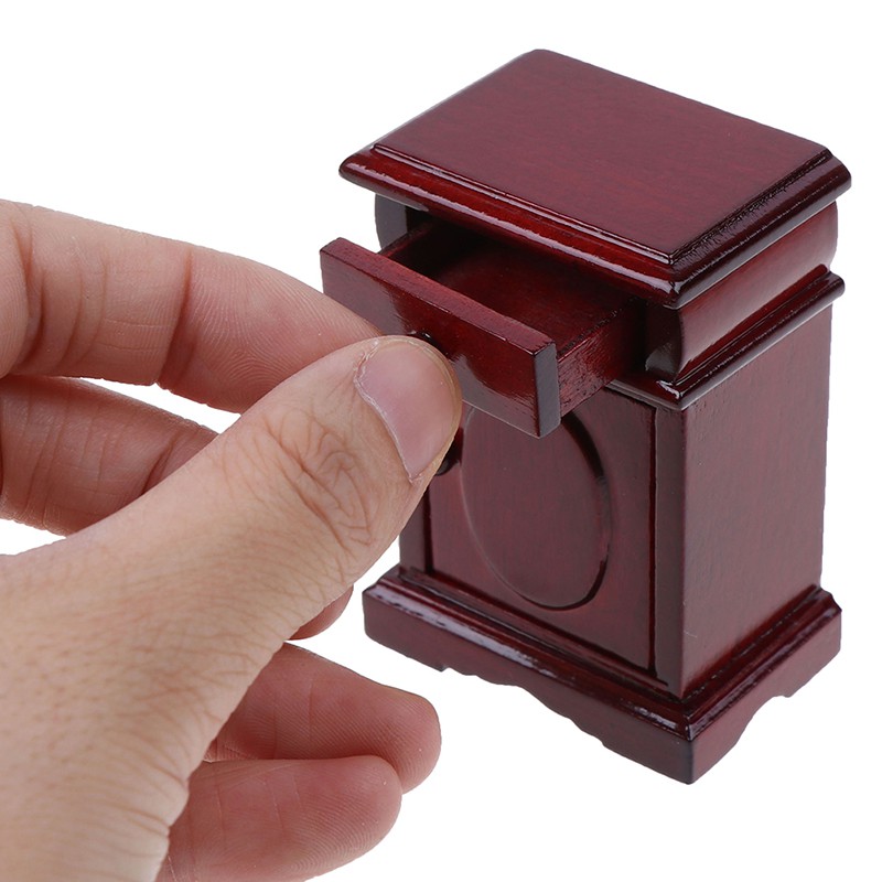 [superhomestore]Dollhouse Miniature Wooden Room Furniture 1:12 Accessories Toys for Children