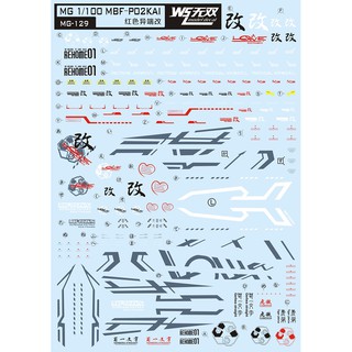 Decal nước MG 1/100 Gundam dòng SEED Tổng Hợp