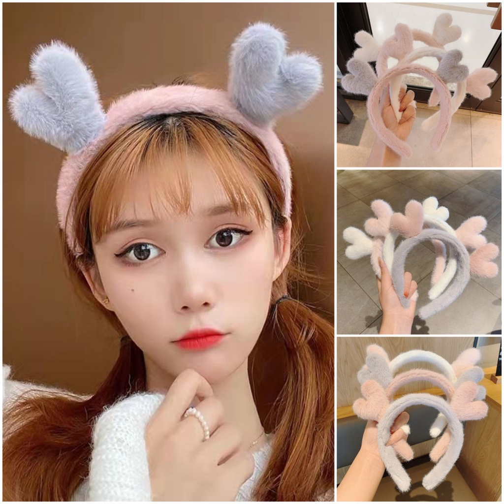 Bờm cài tóc Chimi PK028, bờm cute nhiều mẫu cua mắt lồi, cá mập, cà rốt, sừng hươu, dâu tây, tai gấu, mickey