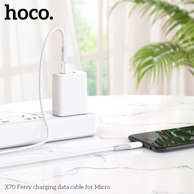 Dây cáp sạc Hoco. X70 tiện dụng cho điện thoại Oppo Vivo chất lượng cao dài 1m