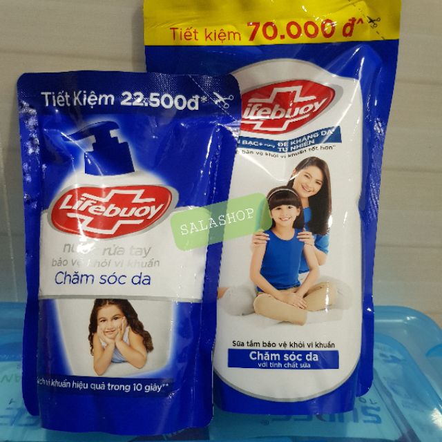 Combo Sữa tắm, nước rửa tay Lifebuoy