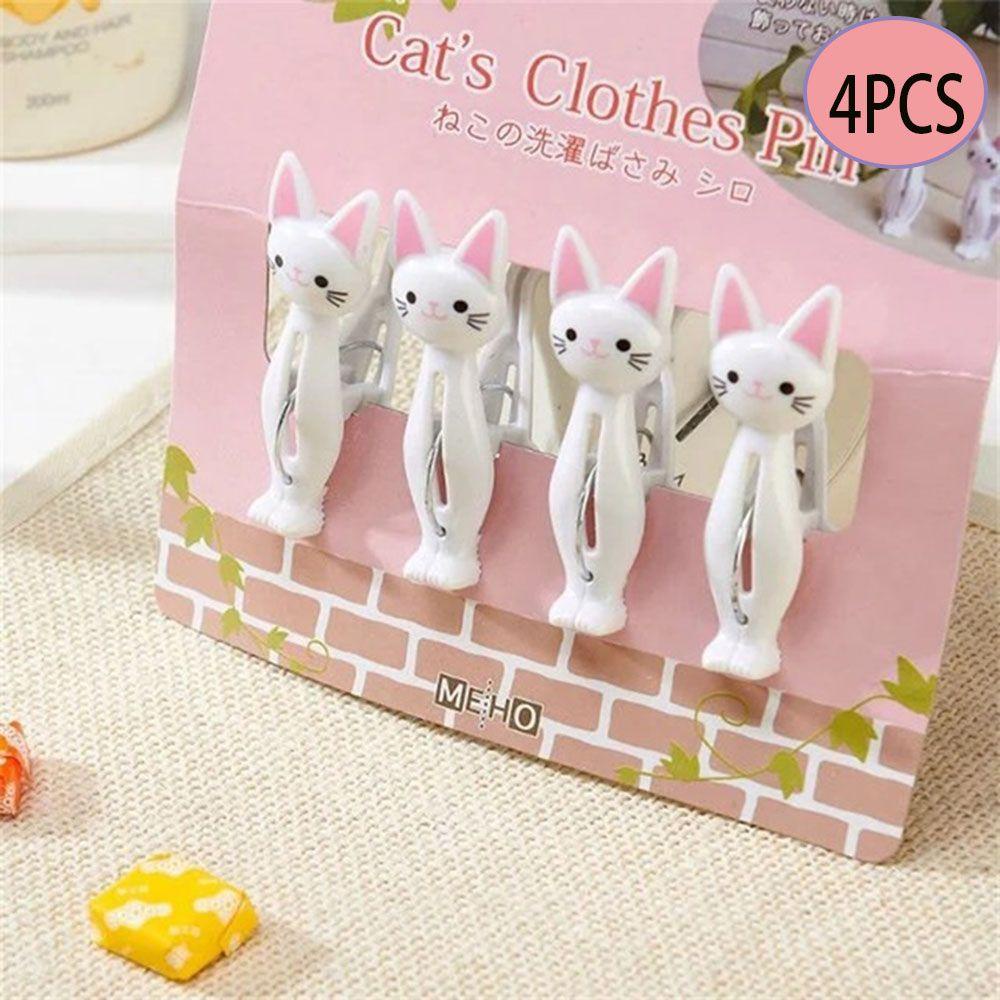 PISTA Set 4 Kẹp Nhựa Treo Quần Áo
