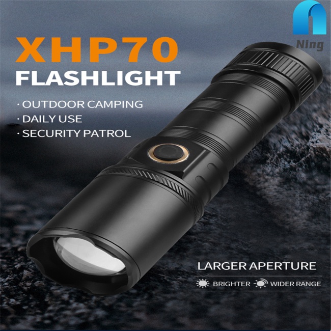 Đèn Pin Mini Xhp70 1200-1500 Lumens Loại c Ipx4 Chống Thấm Nước