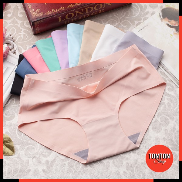 Quần lót nữ thun lạnh đúc su không đường may mặc trong váy mềm mại dễ thương QL06 | BigBuy360 - bigbuy360.vn
