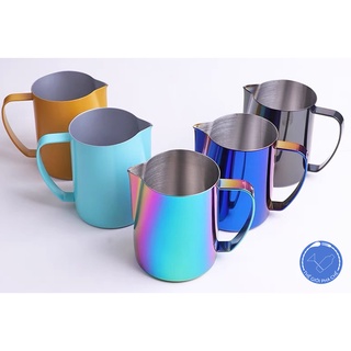 Ca đánh sữa inox 7 màu - ca chuyên dụng cho quán cafe