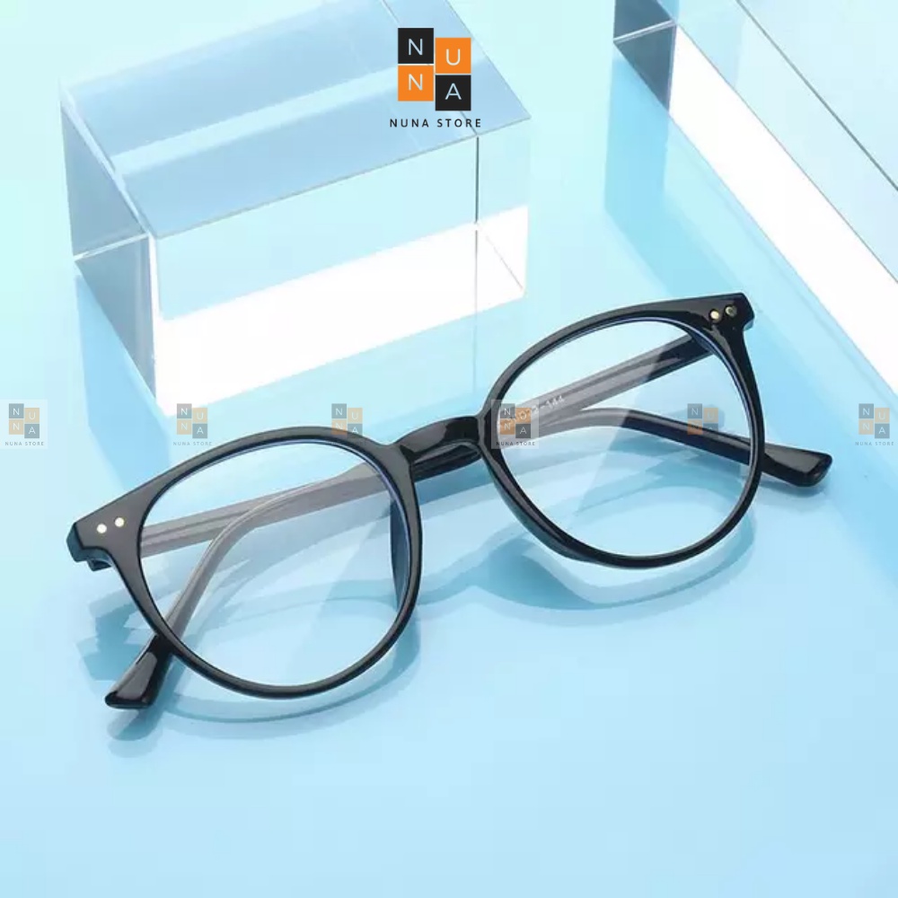 Gọng Kính Tròn Kính Chống Ánh Sáng Xanh Chống Tia UV400