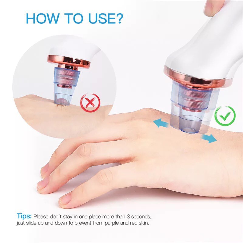 Máy Hút Mụn mini cầm tay💖FreeShip💖,hút mụn Đầu Đen có đầu sạc usb