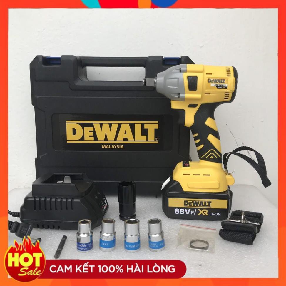 [Hàng Tốt] Máy siết bulong Dewalt không chổi than