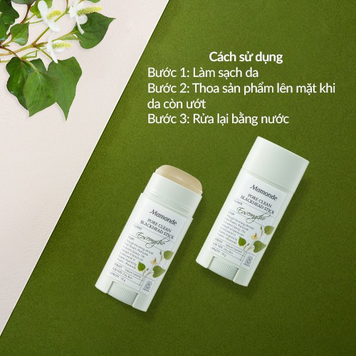 Thanh sáp sạch mụn đầu đen ngừa mụn thu nhỏ lỗ chân lông Mamonde Pore Clean Stick18g