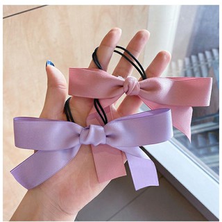 Buộc tóc nơ thời trang xinh xắn