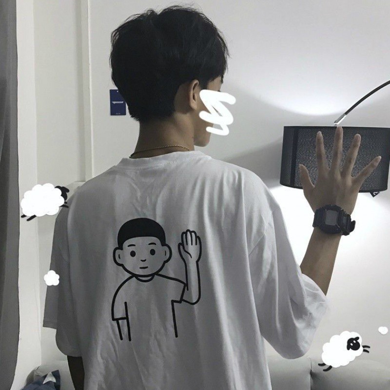 Áo Thun Tay Lỡ Có Túi Form Rộng Couple nam nữ Ulzzang Freesize UNISEX | BigBuy360 - bigbuy360.vn