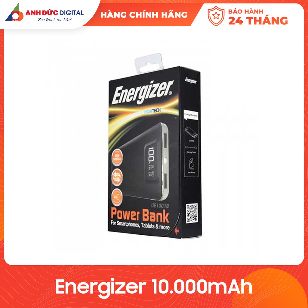 Pin sạc dự phòng Energizer 10.000mAh