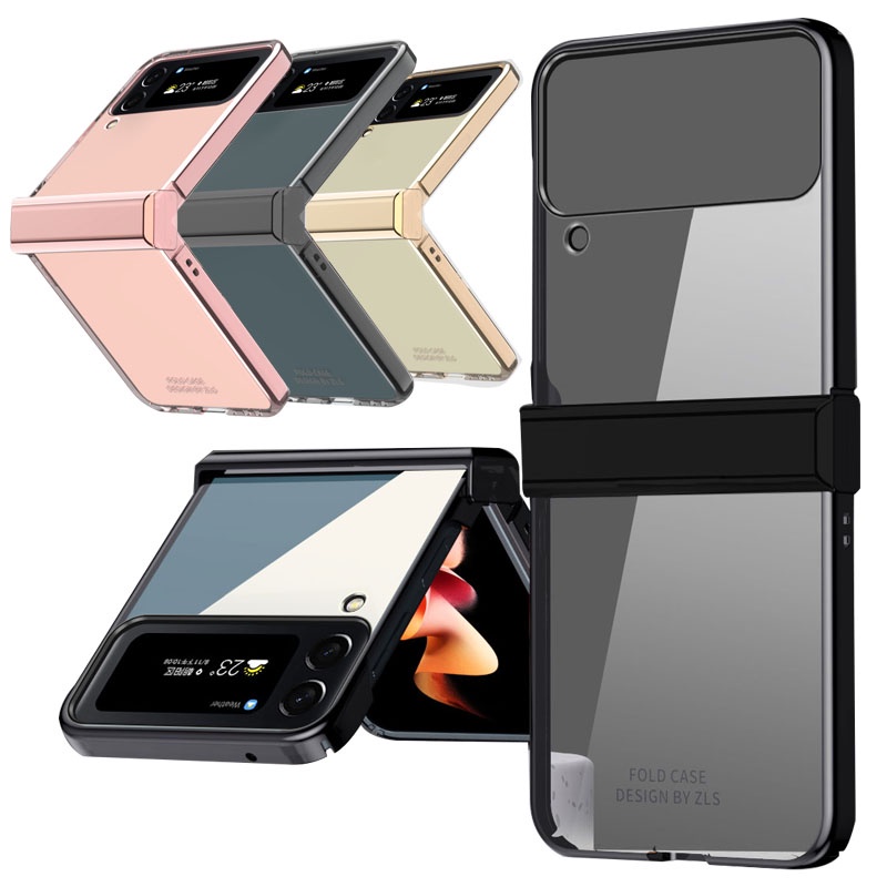 Ốp Điện Thoại Trong Suốt Bảo Vệ Toàn Diện Cho Samsung Galaxy Z Flip 4 2022