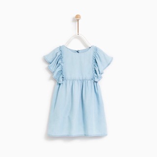 Váy denim zara xuất bé gái