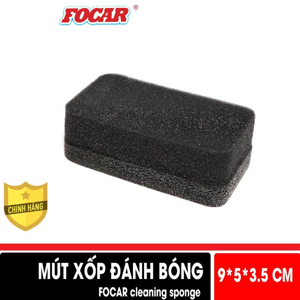 Mút Xốp đánh bóng, vệ sinh nội thất Ô tô, đa năng, vệ sinh bề mặt da, nhựa, cao su - FOCAR CLEANING SPONGE size 9x5x4 cm