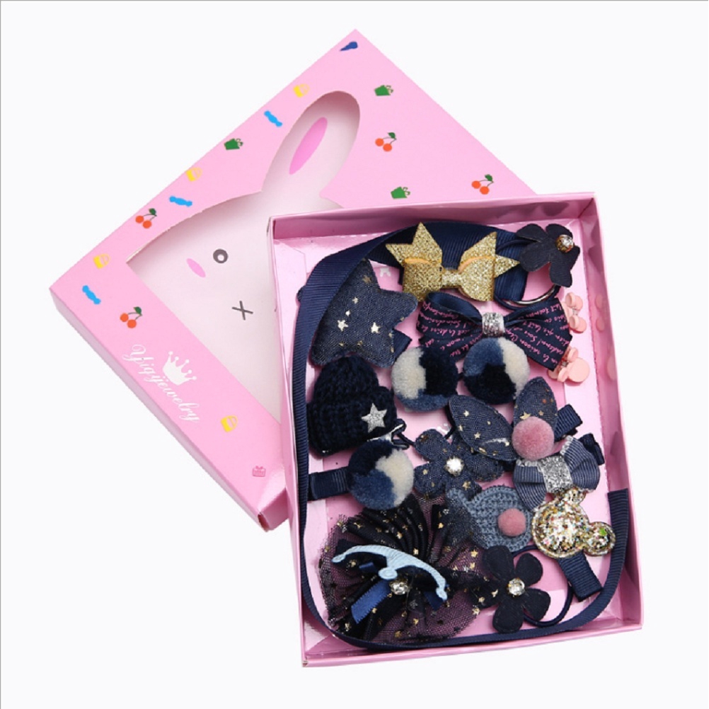 Set kẹp tóc dễ thương cho bé gái