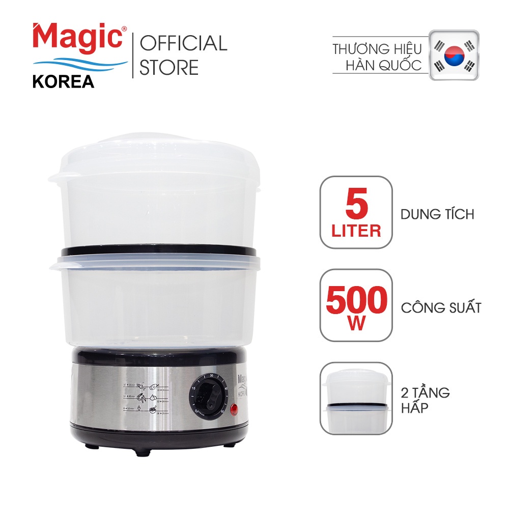 Nồi hấp thực phẩm 2 tầng Magic A64 5L