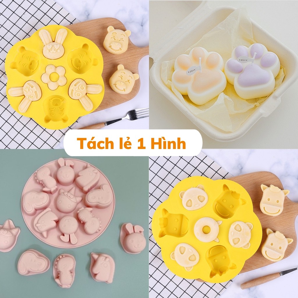 1 khuôn silicon làm Pudding đậu hũ non, cơm cho bé ăn dặm