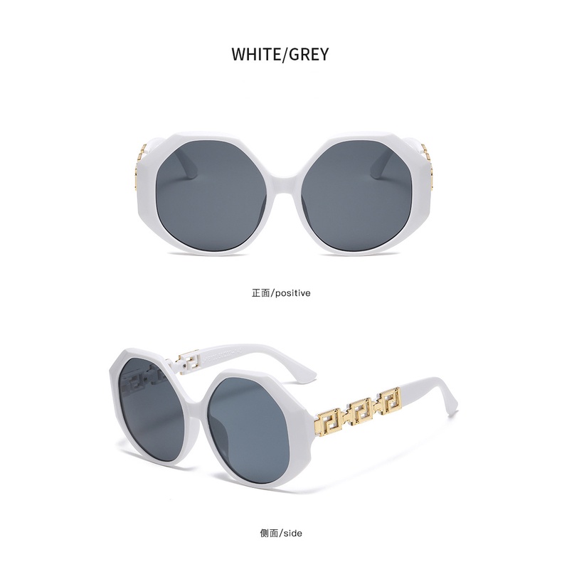 Kính Mát Gọng Tròn Oversized Thiết Kế Thời Trang Cho Nữ