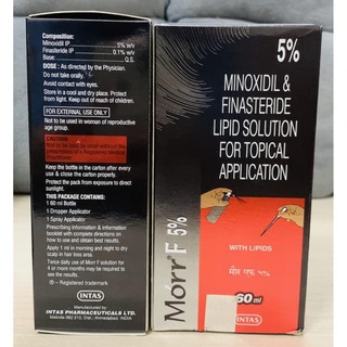 Sản phẩm thoa ngoài mọc tóc Morr F5 Minoxidil & Finasteride 5%