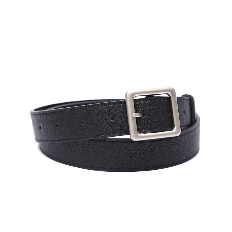 Thắt lưng nam nữ Ulzzang Vuông basic 2.8cm (Hỗ trợ cắt, bấm lỗ dây nịt) TL131 - Thắt Lưng Giá Tốt
