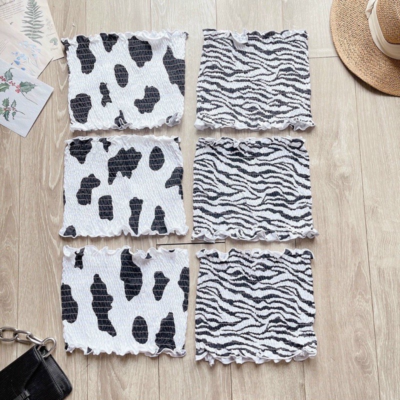 Áo ống nhúm kiểu bò sữa hot trend