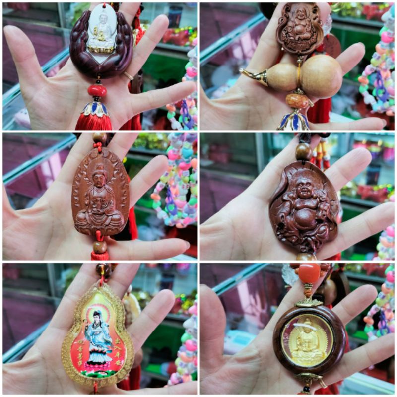 Khánh Phật, khánh Phật ngự liên hoa hồ lô treo xe hơi bình an may mắn