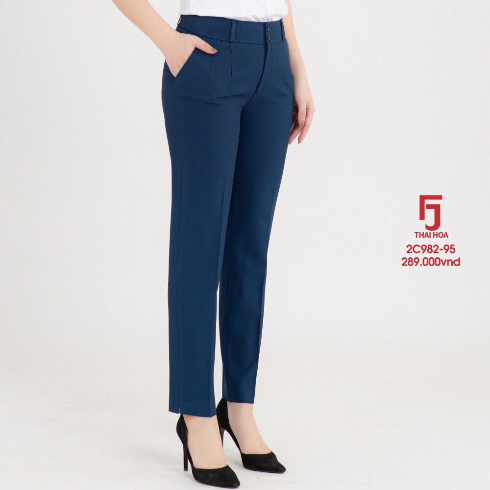 Quần tây Thái Hòa 9 tấc 2 ly chìm màu xanh navy 2C-982