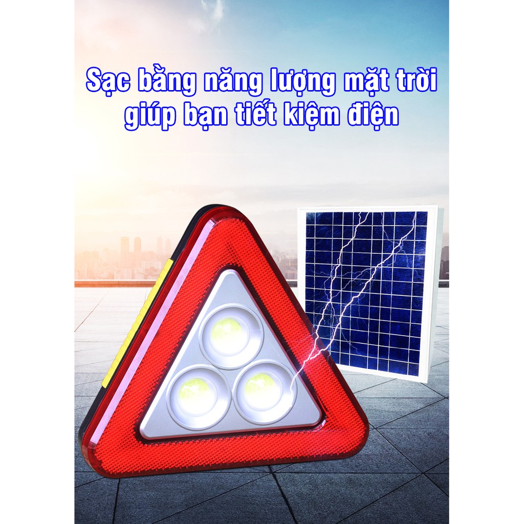 Biển cảnh báo nguy hiểm có đèn led đa năng cho ô tô cao cấp