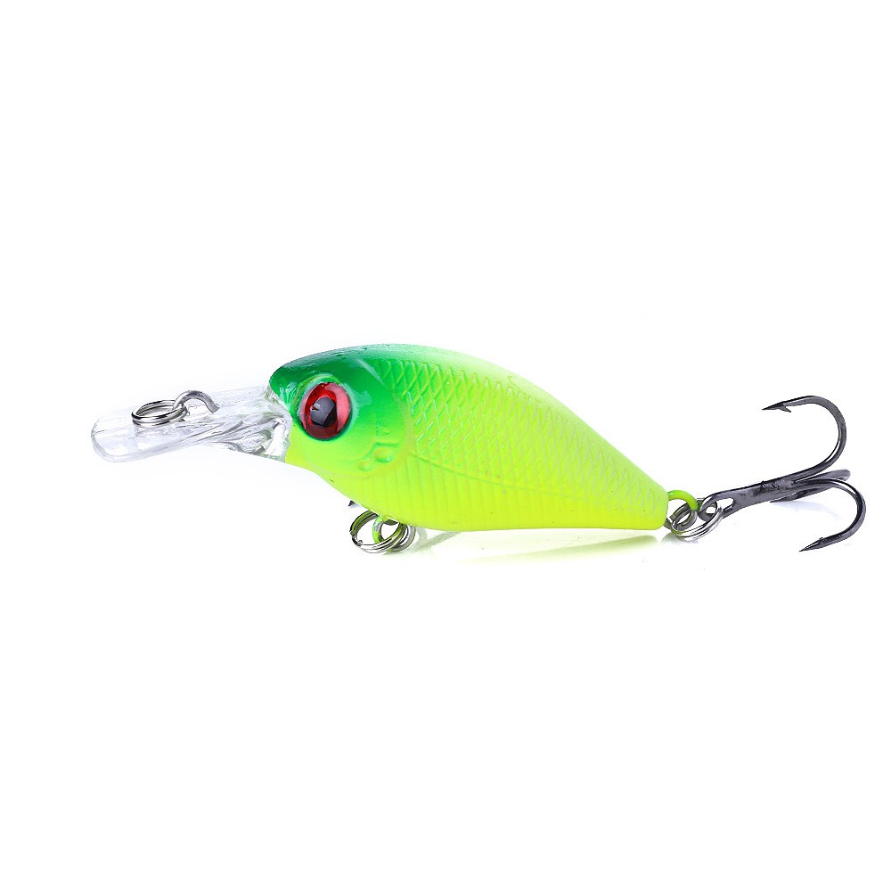 HENGJIA 1pcs 1 PCS Fishing Lure 5cm 4.4g Crankbait Hard Bait Artificial Wobbler Bass Fishing Accessories