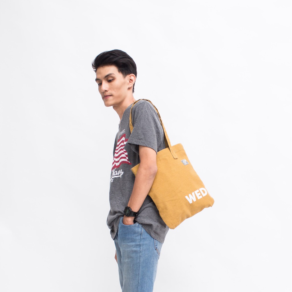 Jamlos Daily Tote - Túi tote vải canvas in chữ ngày