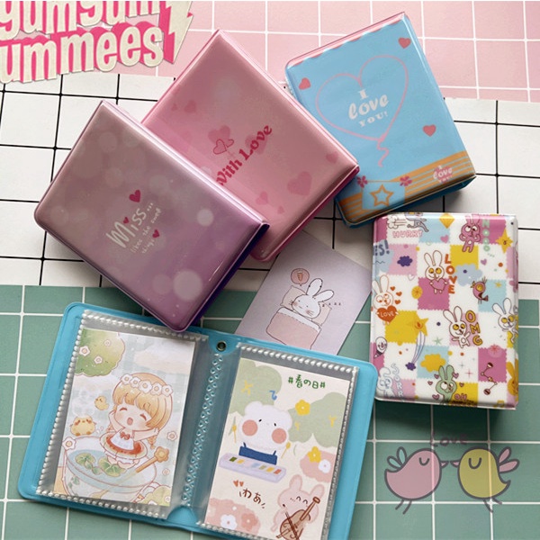 Album Ảnh 3 Inch 40 Ngăn Đựng Thẻ Phong Cách Hàn Quốc