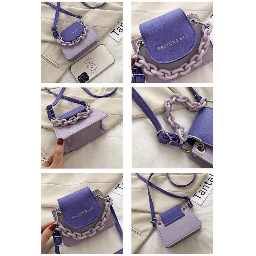 Túi Xách NữTặng QuàTúi Da Nữ Đeo Chéo cao cấp đựng đồ tiện lợi gọn gàng trẻ trung MÃ 3853