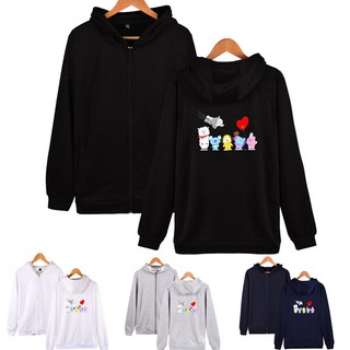 Áo khoác hoodie BTS thời trang IDOL