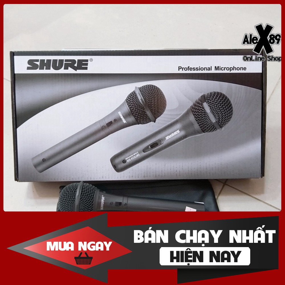 [Giảm giá] Micro Shure-959 Có Dây Karaoke Giá Rẻ - Hàng Nhập Khẩu - BH 12 Tháng chất lượng - Hàng chất lượng