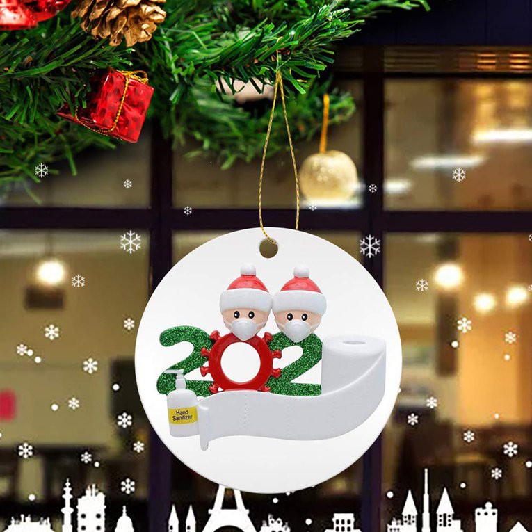 #cz  Christmas Decorations Creative DIY Name Blessing Words Acrylic Pendant Mask Snowman Christmas Tree Pendant