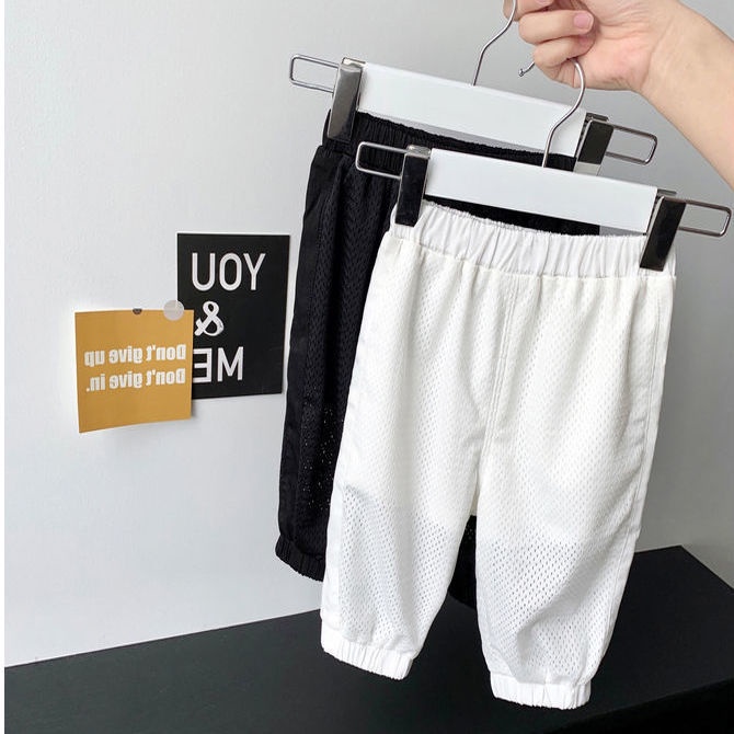 [Babycat] Hàng Có Sẵn Quần Dài Chống Muỗi Phong Cách Nhật Bản Thời Trang Mùa Hè Dành Cho Bé Trai Bé Gái