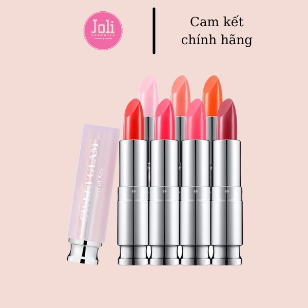Son Dưỡng Môi Có Màu Secret Key Sweet Glam Tint Glow 3.5g