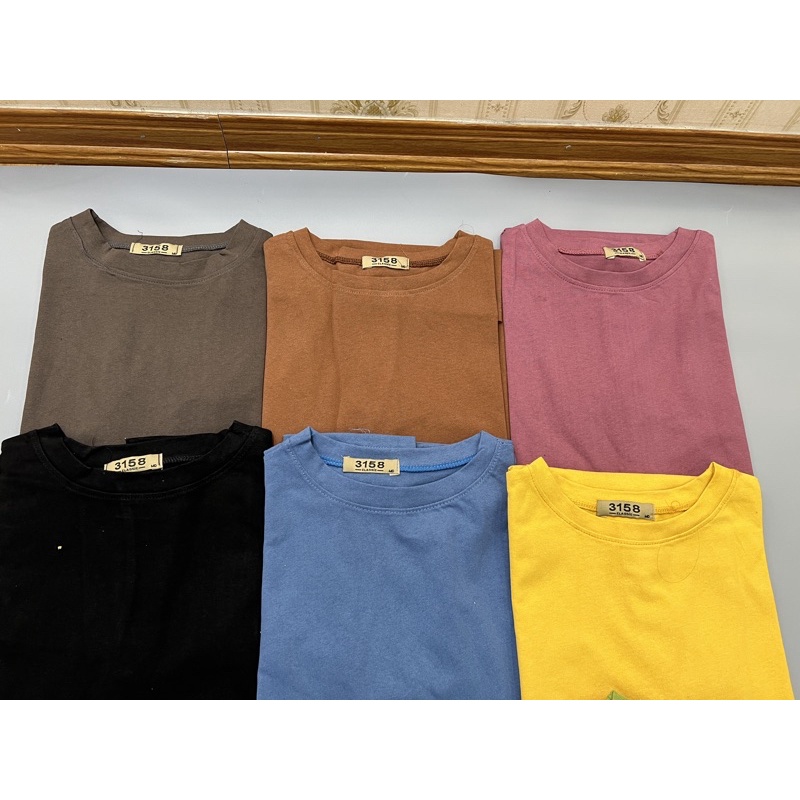 Áo phông 3158 tay lỡ hàng cotton khô