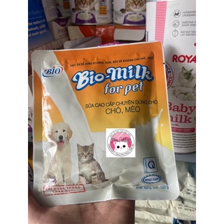 SỮA BỘT CHO THÚ CƯNG BIO MILK GÓI 100G