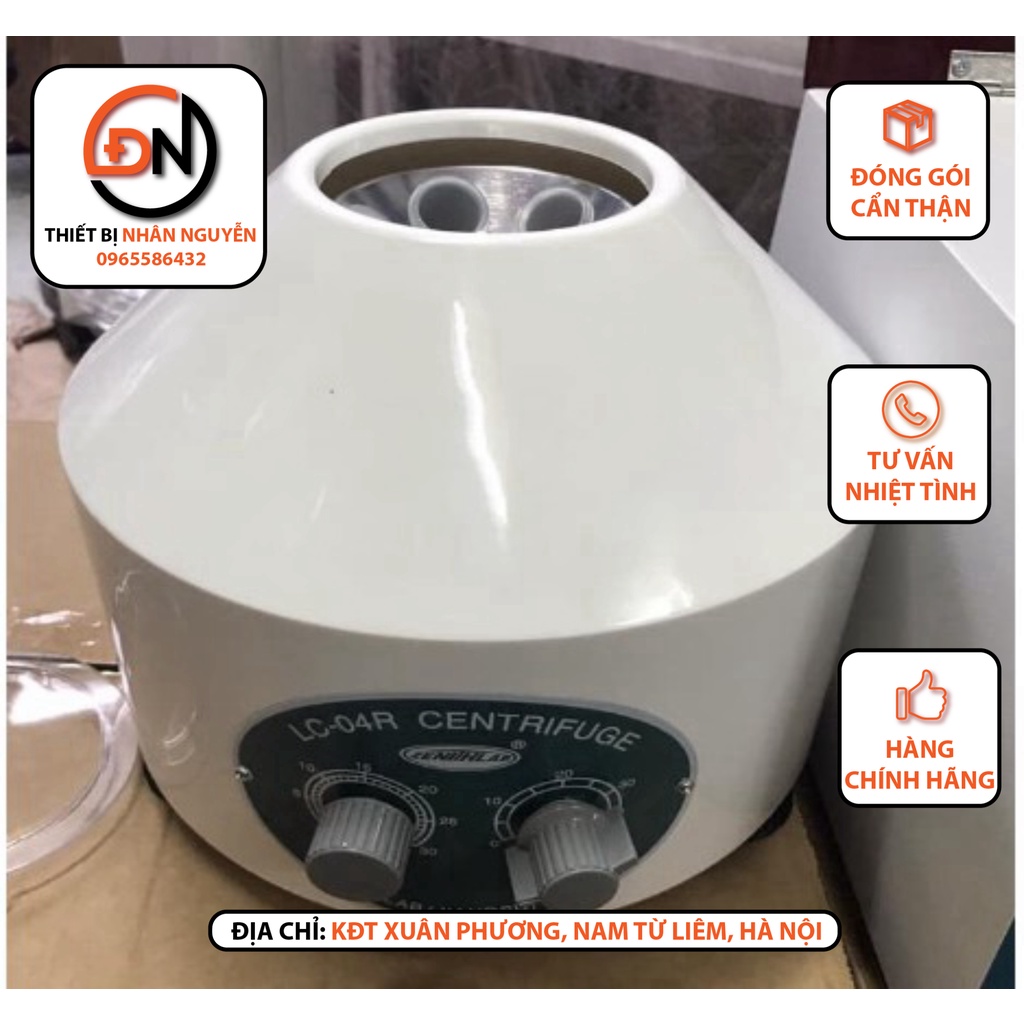 Máy li tâm 6 ống LC-04R CENTRIFUGE tách huyết thanh chuyên dụng cho spa, thẩm mỹ viện