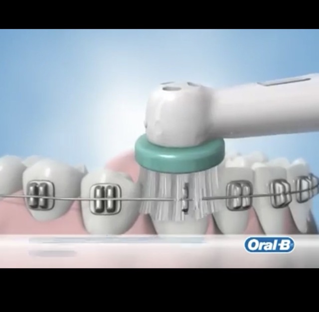 [Hàng Đức] Bộ 3 đầu bàn chải Oral B dành cho niềng răng